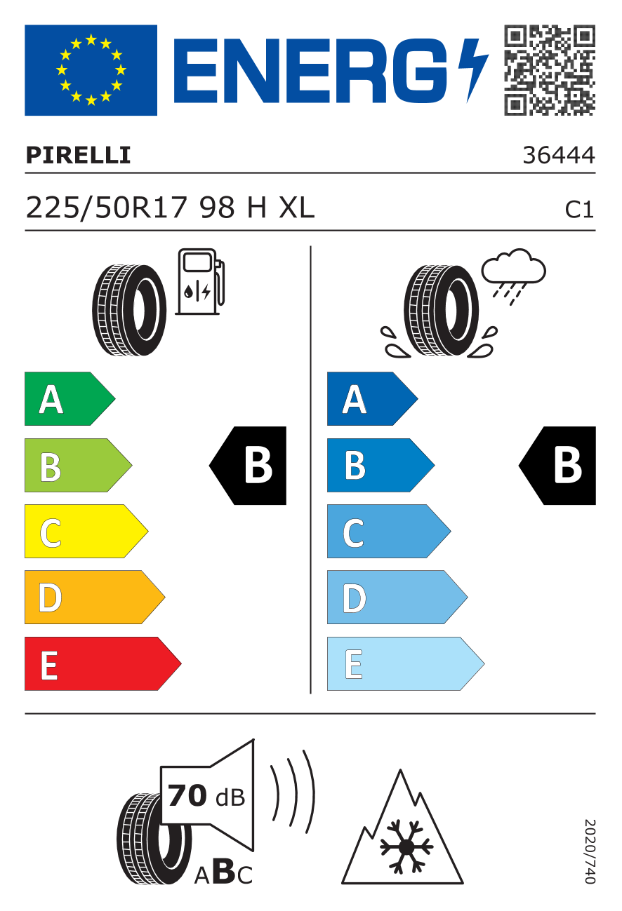 PIRELLI Z225/50 R17 WINTER SOTTOZERO 3 98H XL MO  RG - obrazek 3