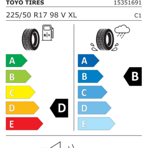 TOYO Z225/50 R17 OBSERVE S944 98V XL - obrazek 2