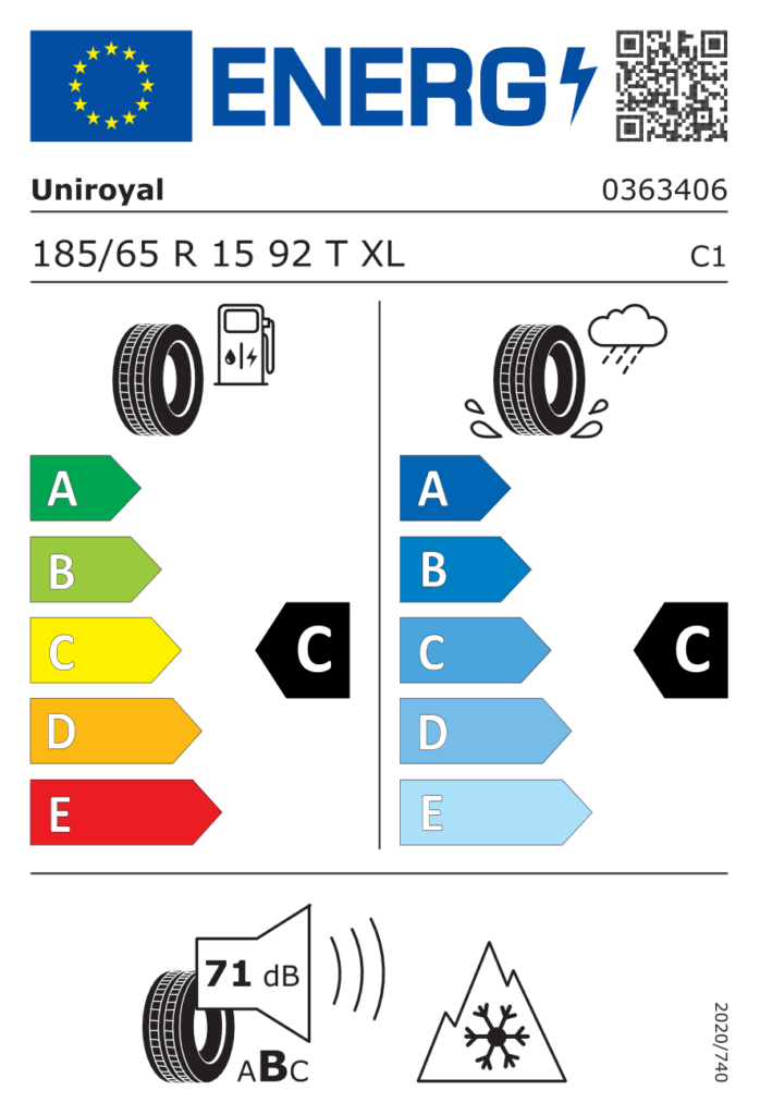 UNIROYAL Z185/65 R15 WINTEREXPERT 92T XL