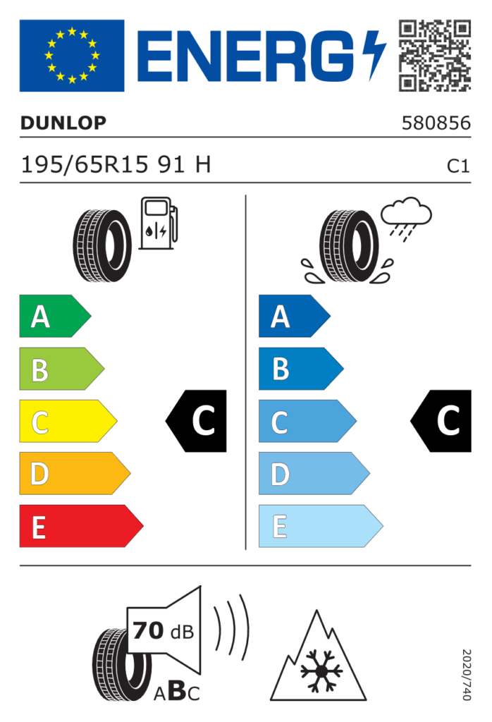 DUNLOP Z195/65 R15 WINTER 91H