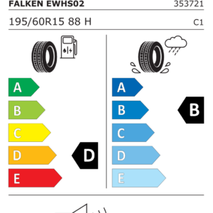 FALKEN Z195/60 R15 EUROWINTER HS02 88H - obrazek 3