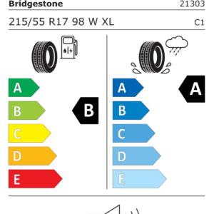BRIDGESTONE L215/55 R17 TURANZA 6 98W XL ENLITEN - obrazek 2