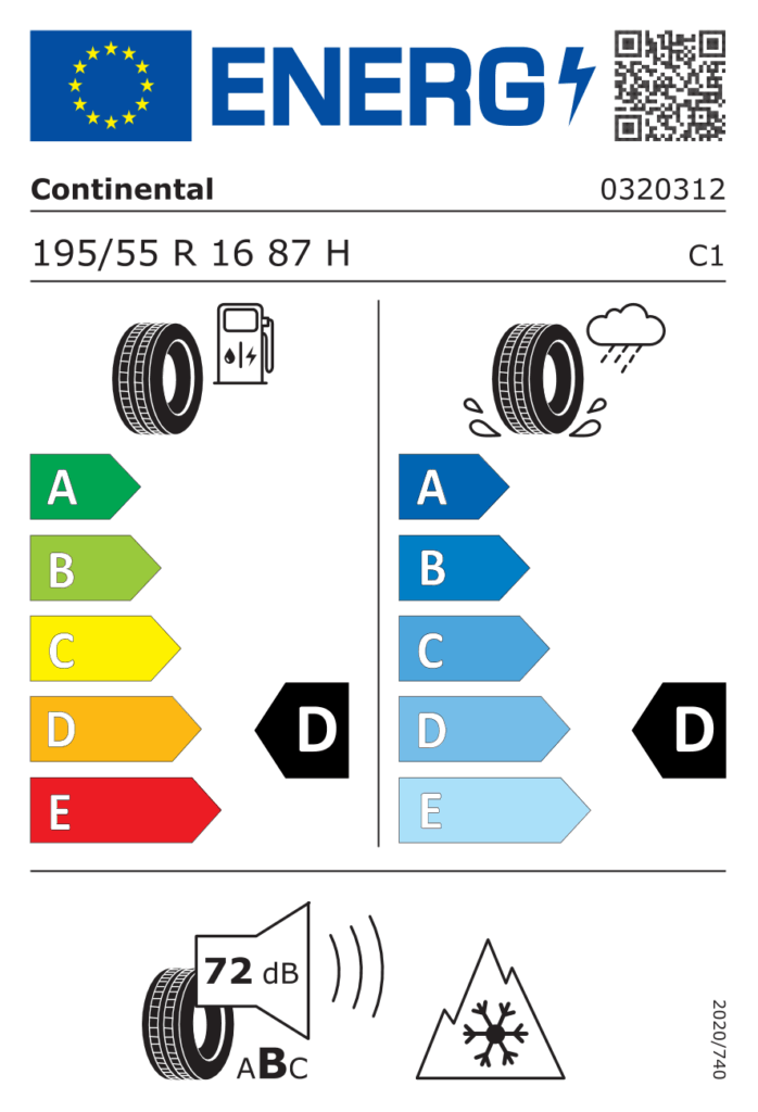 CONTINENTAL Z195/55 R16 CONTIWINTERCONTACT TS 830 P 87H *