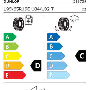 DUNLOP Z195/65 R16C ECONODRIVE WINTER 104/102T - obrazek 3