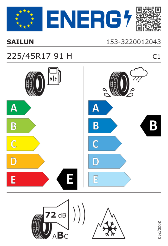SAILUN Z225/45 R17 ICE BLAZER EVO1 91H  RG