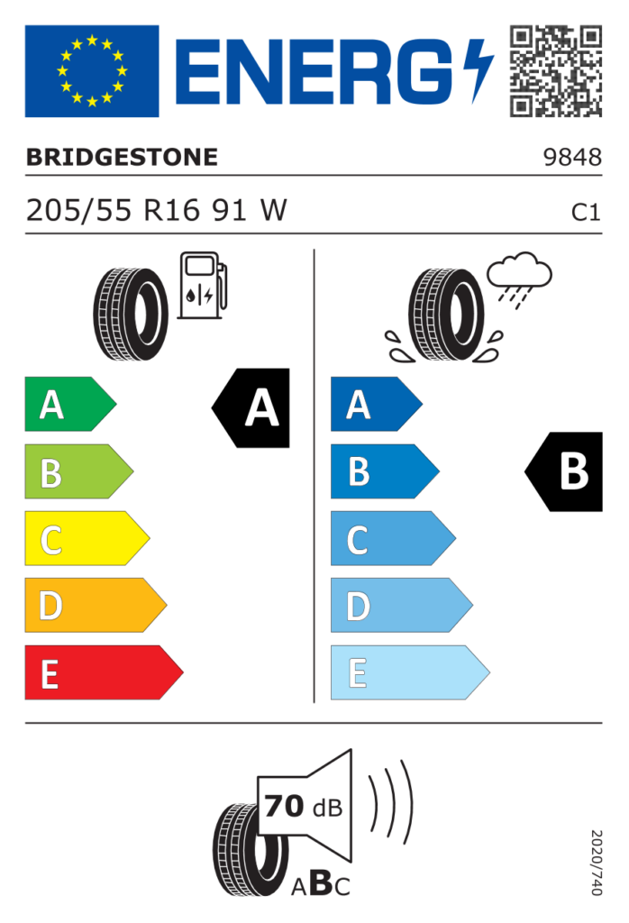 BRIDGESTONE L205/55 R16 TURANZA T005 91W *