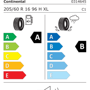 CONTINENTAL L205/60 R16 ECOCONTACT 6 96H XL - obrazek 3