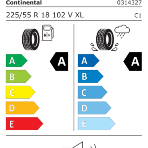 CONTINENTAL L225/55 R18 ULTRACONTACT NXT 102V XL FR - obrazek 3