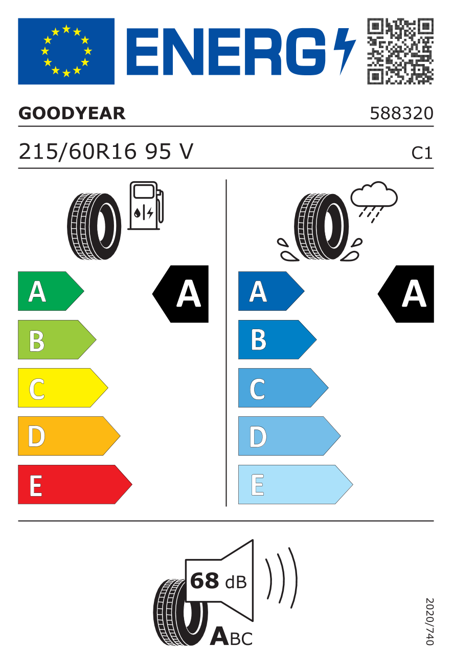 GOOD-YEAR L215/60 R16 EFFICIENTGRIP PERFORMANCE 2 95V (+) EV - obrazek 3