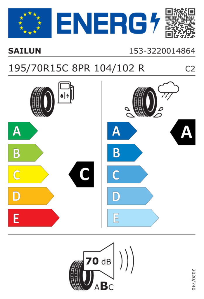SAILUN L195/70 R15C COMMERCIO PRO 104/102R