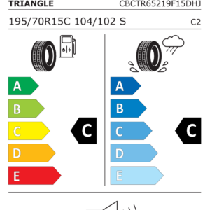 TRIANGLE L195/70 R15C MILEAGE PLUS TR652 104/102S - obrazek 3