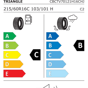 TRIANGLE L215/60 R16C CONNEX VAN TV701 103/101H - obrazek 3