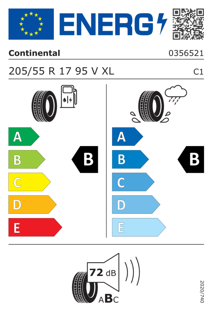 CONTINENTAL L205/55 R17 CONTIECOCONTACT 5 95V XL J FR
