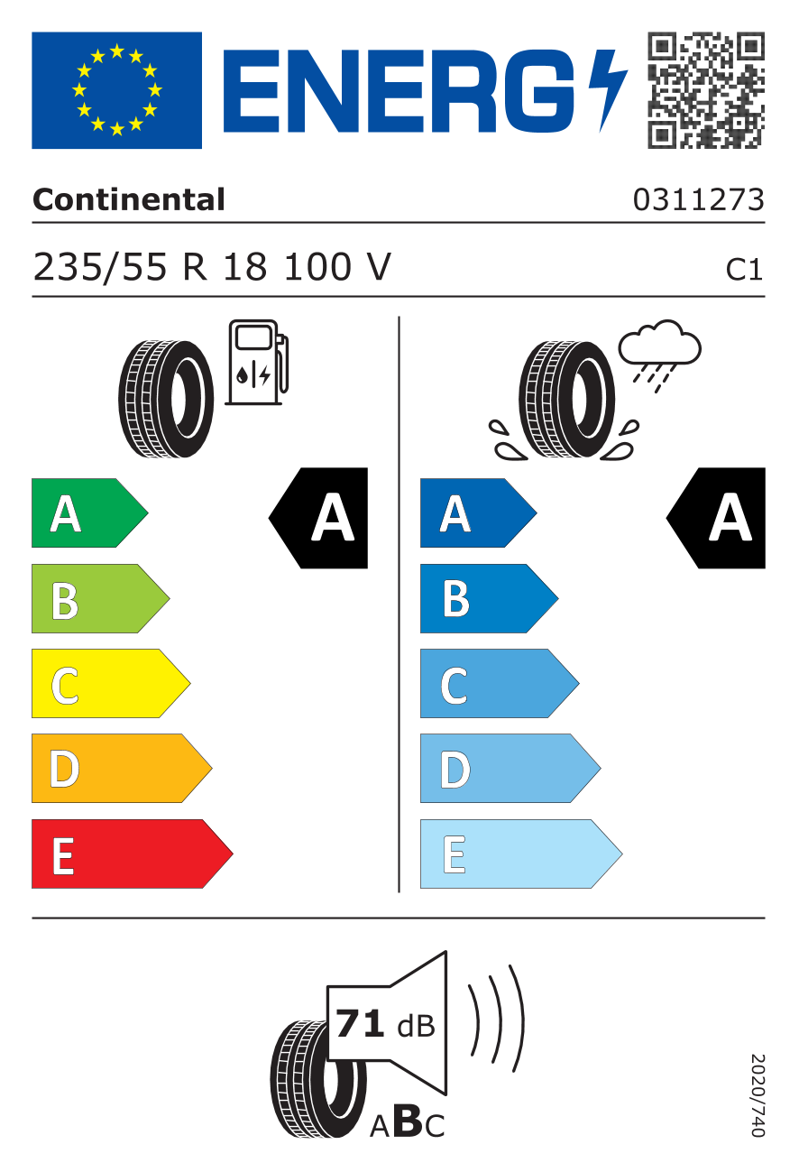 CONTINENTAL L235/55 R18 ECOCONTACT 6 100V AO - obrazek 3