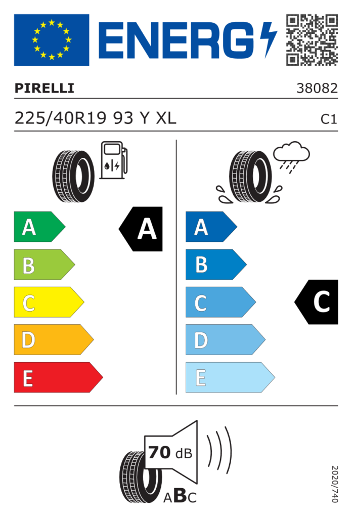 PIRELLI L225/40 R19 PZERO L.S. 93Y XL * RG