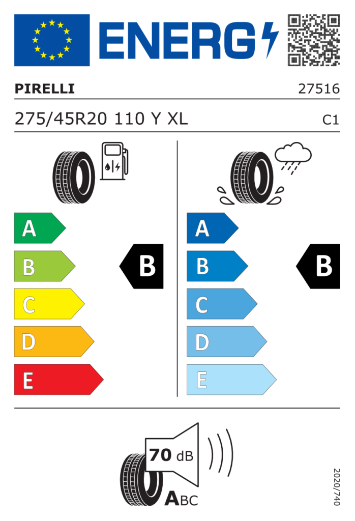 PIRELLI L275/45 R20 P-ZERO L.S. 110Y XL R/F * RG