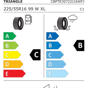 TRIANGLE L225/55 R16 RELIAX TOURING TE307 99W - obrazek 3