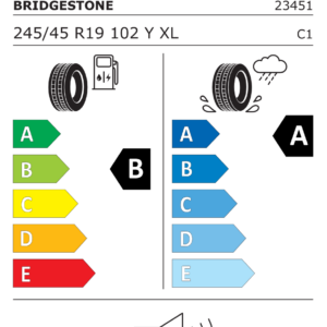 BRIDGESTONE L245/45 R19 TURANZA T005 102Y XL AO FP - obrazek 2