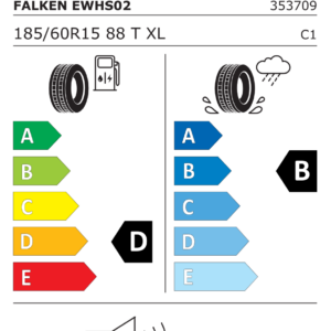 FALKEN Z185/60 R15 EUROWINTER HS02 88T XL - obrazek 3