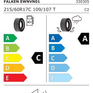 FALKEN Z215/60 R17C EUROWINTER VAN01 109/107T - obrazek 3