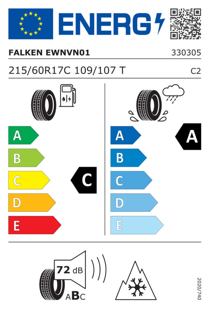 FALKEN Z215/60 R17C EUROWINTER VAN01 109/107T