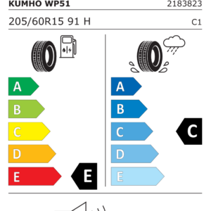 KUMHO Z205/60 R15 WINTERCRAFT WP51 91H RG - obrazek 3