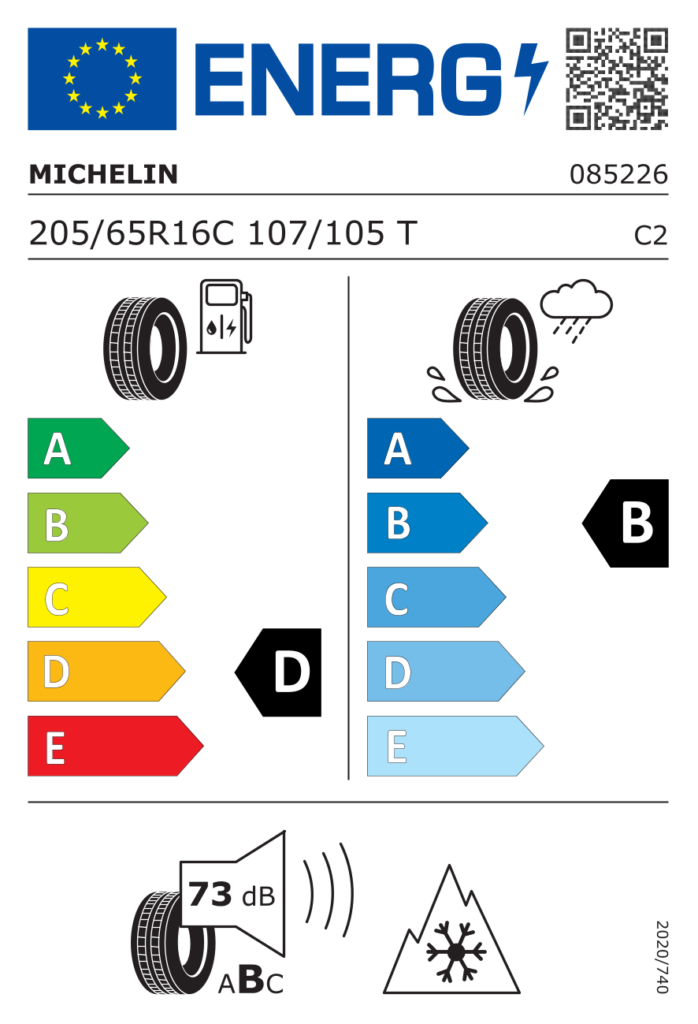 MICHELIN Z205/65 R16C AGILIS ALPIN 107T