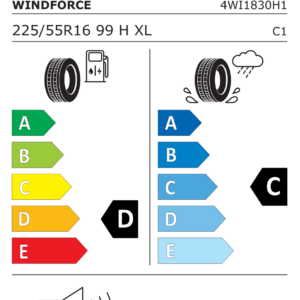 WINDFORCE Z225/55 R16 SNOWBLAZER UHP 99H XL - obrazek 2