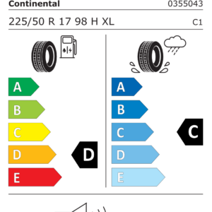 CONTINENTAL Z225/50 R17 WINTERCONTACT TS 850 P 98H XL FR - obrazek 2