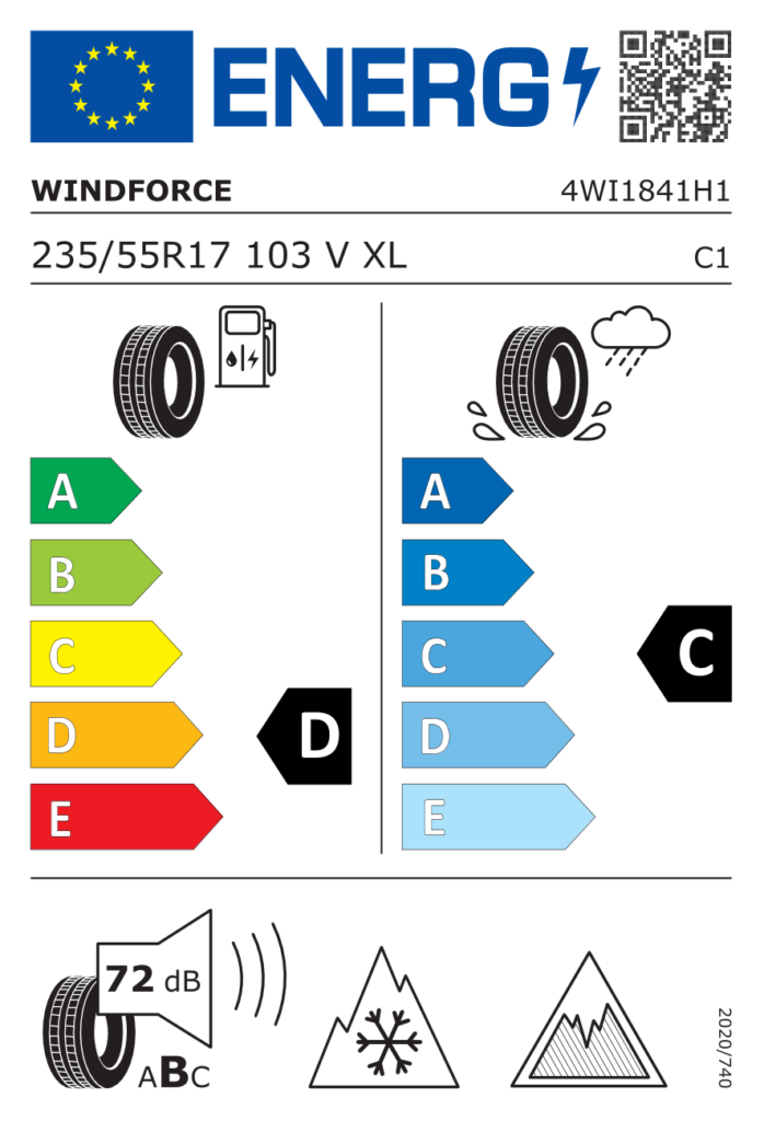 WINDFORCE Z235/55 R17 SNOWBLAZER UHP 103V XL