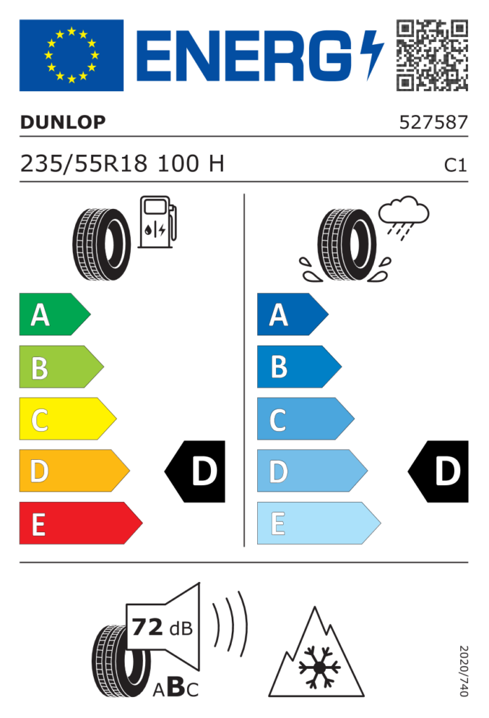 DUNLOP Z235/55 R18 SP WINTER SPORT 100H AO MFS