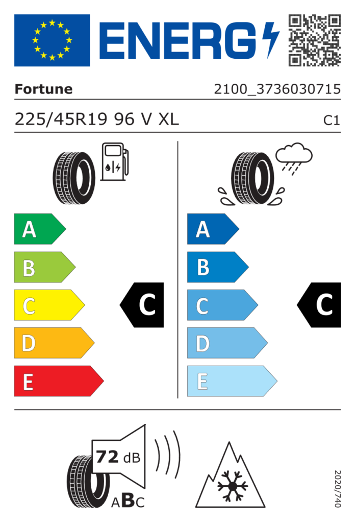 FORTUNE Z225/45 R19 NIVALIS WINTER PRO 96V XL