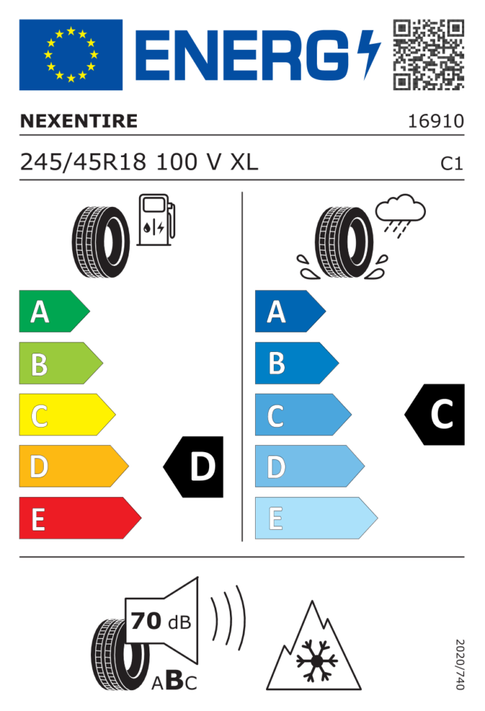 NEXEN Z245/45 R18 WINGUARD SPORT 2 100V XL.