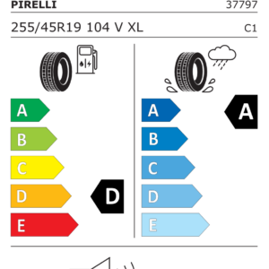 PIRELLI Z255/45 R19 PZERO WINTER 104V XL MO1  RG - obrazek 3