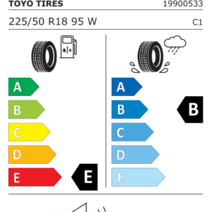TOYO Z225/50 R18 OBSERVE S944 95W RG - obrazek 2