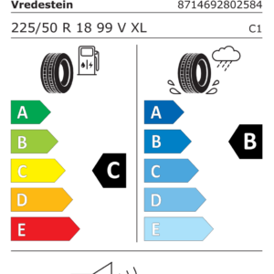 VREDESTEIN Z225/50 R18 WINTRAC PRO+ 99V XL RG - obrazek 3