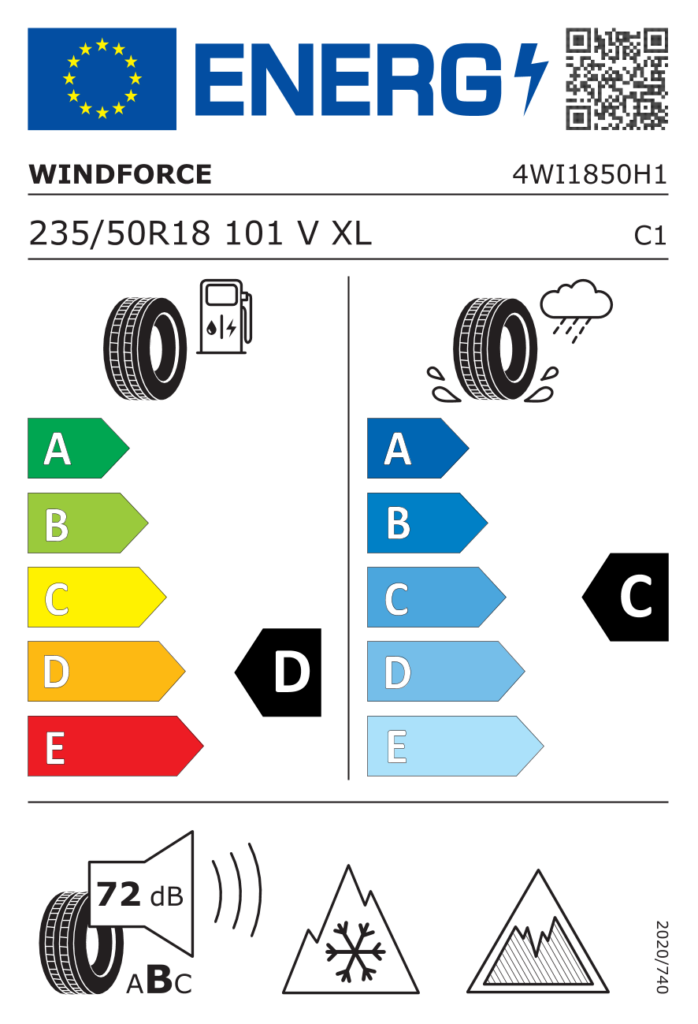WINDFORCE Z235/50 R18 SNOWBLAZER UHP 101V XL
