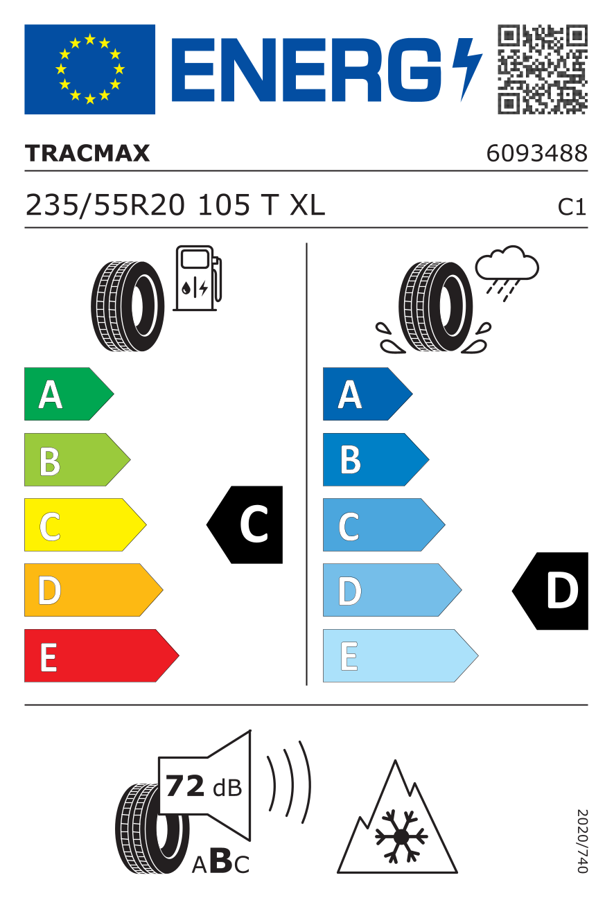 TRACMAX Z235/55 R20 X-PRIVILO S500 105T XL RG - obrazek 2