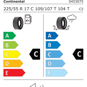 CONTINENTAL Z225/55 R17C VANCOWINTER 2 109/107T - obrazek 2