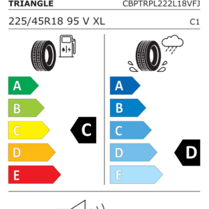 TRIANGLE Z225/45 R18 SNOWLINK PL02 95V XL - obrazek 3